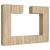 Set dulap TV, 6 piese, stejar sonoma, lemn prelucrat GartenMobel Dekor