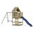 Set de joacă pentru exterior, lemn de pin impregnat GartenMobel Dekor