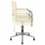 Scaun de birou pivotant, crem, material textil GartenMobel Dekor
