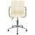 Scaun de birou pivotant, crem, material textil GartenMobel Dekor