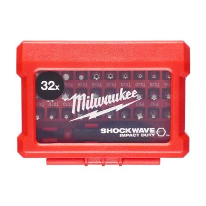 Set 31 biti cu suport Milwaukee Shockwave Impact Duty 1/4 Hex