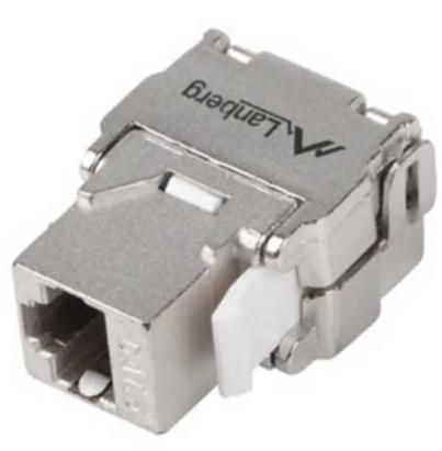 Modul Keystone RJ45 Cat.6A FTP 180° fără scule pentru rețea