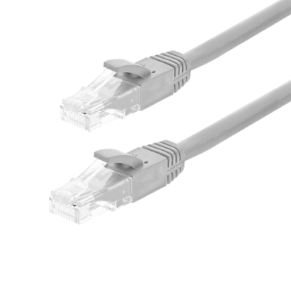 Patch cord UTP Cat6 LSZH 0,15 m gri pentru retea Gigabit ASYTECH