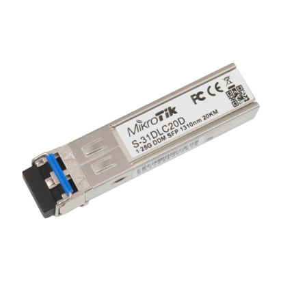 Modul SFP MikroTik 1.25G Dual LC MM 20 km 1310 nm S-31DLC20D