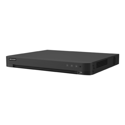 DVR Hikvision AcuSense 8 canale 5MP + 8 IP 8MP, audio bidirecțional