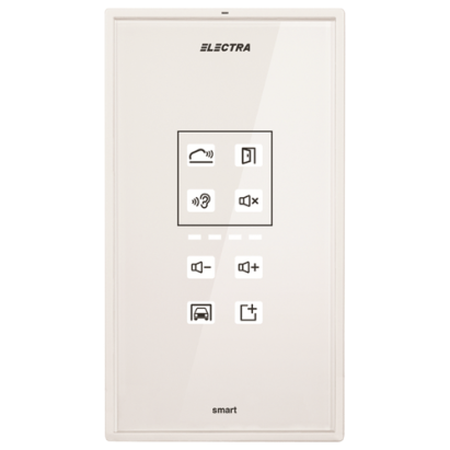 Terminal audio Electra Smart G3 alb, touch, 4 fire, hands-free
