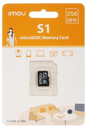 Card de memorie microSD iMOU S1 256GB U3 V30 pentru supraveghere video