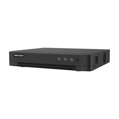 DVR Hikvision AcuSense 8 canale 8MP + 4 canale IP, audio bidirectional