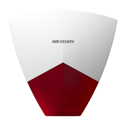 Sirena exterioara cablata Hikvision 12V, rosie, IP55, 110 dB, DS-PS102X-R
