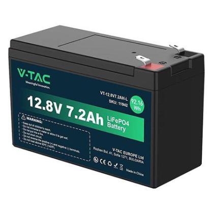 Acumulator LiFePO4 V-TAC 12.8V 7.2Ah, IP55, carcasa ABS