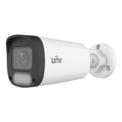 Camera IP UNV 4MP Color 24/7 cu PoE, microfon si IP67, lentila 2.8 mm