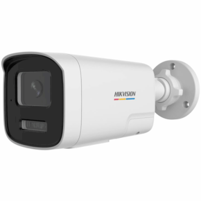 Camera IP Hikvision 4MP ColorVu PoE cu microfon, difuzor si IR 50 m