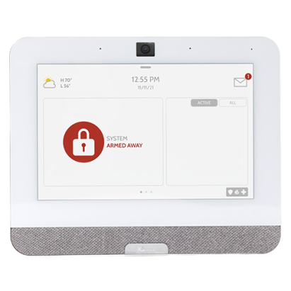 Centrala alarma wireless DSC IQ Panel 4 cu Wi‑Fi, LTE, 128 zone si ecran 7 inch