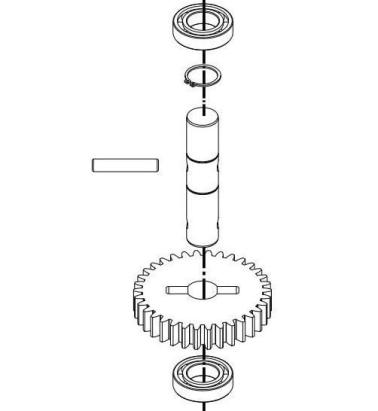 Set transmisie secundar Life Armor 5RI1380000 pentru automatizări de porți