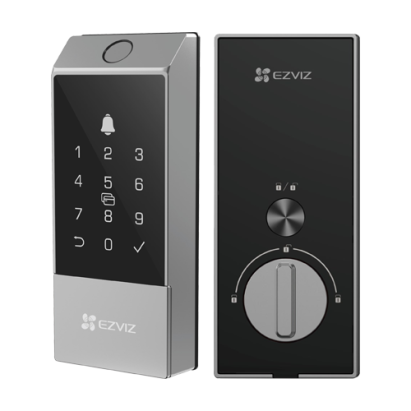 Yala inteligenta EZVIZ cu amprenta, Wi‑Fi si acces multiplu DL04 Pro