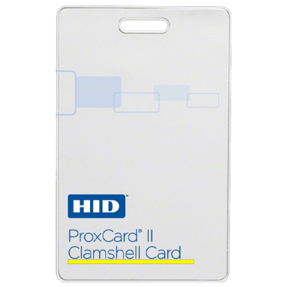 Cartela de acces HID ProxCard II Clamshell 125 KHz pentru control acces