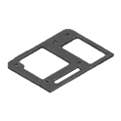 Adaos pentru yala 3 mm negru ELECTRA pentru usi cu profile drepte