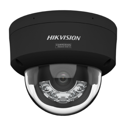 Camera IP Hikvision 4MP ColorVu 3.0, 2.8 mm, IR/WL 30 m, IK10, neagra