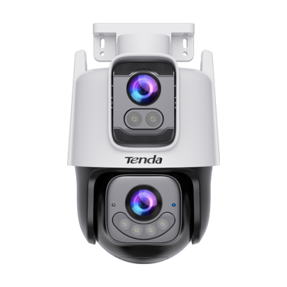 Camera de supraveghere Wi‑Fi PT Tenda 3+3MP Dual Lens, audio, IP65