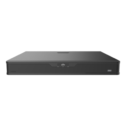 NVR Uniview 4K 32 canale, 12MP, 1U, Ultra 265, 2x HDD