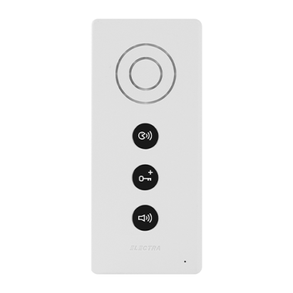 Post interfon interior audio semi-duplex touch Electra PAS.37A alb