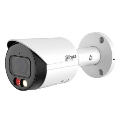 Camera IP Dahua 2MP PoE cu microfon, WizSense si IR/lumina alba 30 m