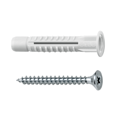 Diblu universal M6x40 cu guler si surub CELO MZK, 50 buc