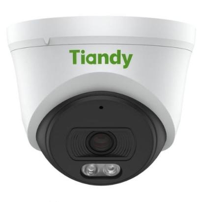 Cameră IP turret Tiandy 2MP PoE cu microfon și iluminare duală Trilight