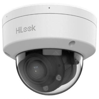 Camera IP dome HiLook 6MP, varifocala 2.8-12mm, dual light, microfon, IP67