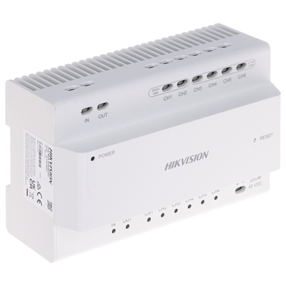 Distribuitor video/audio Hikvision pe 2 fire pentru 6 posturi DS-KAD7060EY