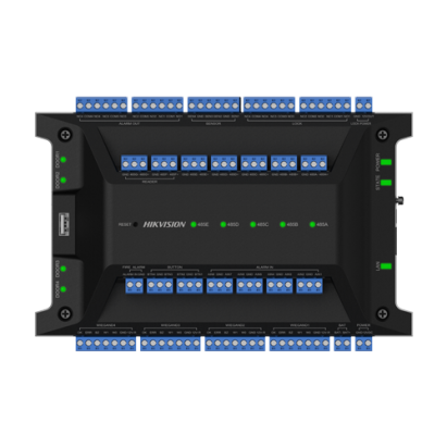 Centrala control acces Hikvision 4 usi, Wiegand, RS485, alarma DS-K2704X(P)