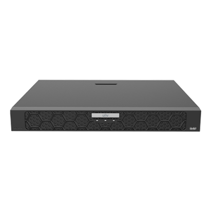 NVR UNV 4K cu 16 canale PoE, 16MP, 2xSATA si alarma I/O
