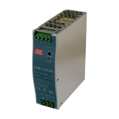 Sursa de alimentare in comutatie 48V 2.5A pe sina DIN Mean Well EDR-120-48