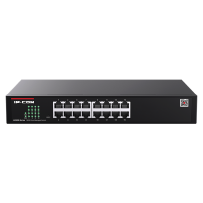 Switch Gigabit IP-COM G2216D cu 16 porturi RJ45 și Cloud Management