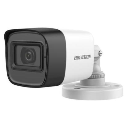 Camera de supraveghere analog Hikvision Mini Bullet 2MP cu microfon, IR 25m, IP67
