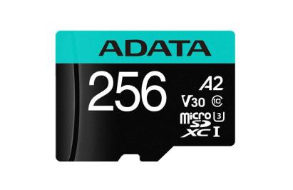 Card de memorie microSDXC ADATA Premier Pro 256GB UHS-I U3 V30 cu adaptor