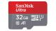 Card de memorie microSDHC SanDisk Ultra 32GB 120MB/s A1 Class 10 cu adaptor SD