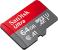 Card de memorie microSD SanDisk Ultra 64GB clasa 10 cu adaptor SD