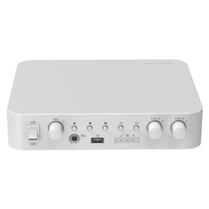 Amplificator analog Hikvision 60W cu Bluetooth, USB si microfon