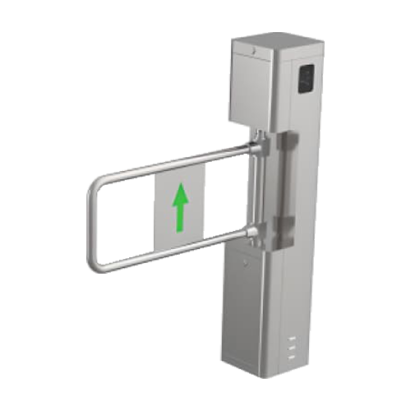 Poarta batanta Hikvision cu card MiFare si brat metalic, 900 mm