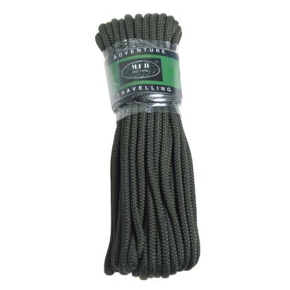 Sfoara olive din polipropilena 5 mm x 15 m pentru camping si uz general