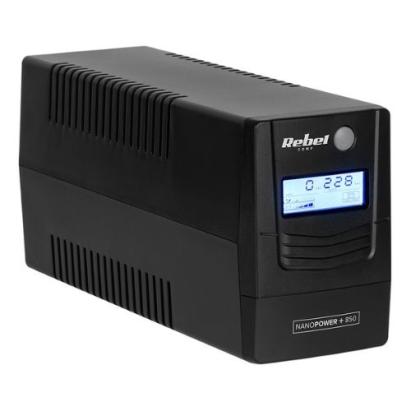 UPS offline Rebel Nanopower Plus 850VA 480W cu LCD, USB si RJ45