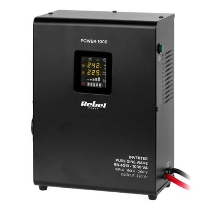 UPS pentru centrala termica 1000VA/700W, sinus pur, 12V, Rebel RB-4013