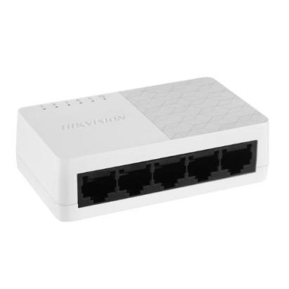 Switch Hikvision cu 5 porturi RJ45 10/100 Mbps, neadministrabil