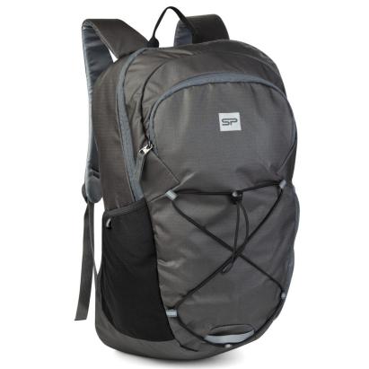 Rucsac Spokey Kobe 28L din material rip-stop, gri, pentru oras si drumetii