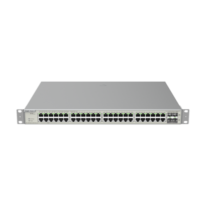 Switch PoE+ Gigabit Ruijie cu 48 porturi, 8 PoE++ si 4 SFP+