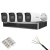 Kit supraveghere Hikvision cu 4 camere IP 6MP ColorVu si NVR 8 canale PoE
