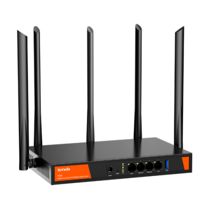 Router WiFi 6 Tenda AX3000 dual band cu 4 porturi Gigabit si management
