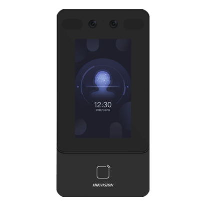 Terminal control acces facial Hikvision cu card MIFARE, PIN, Wi‑Fi si PoE