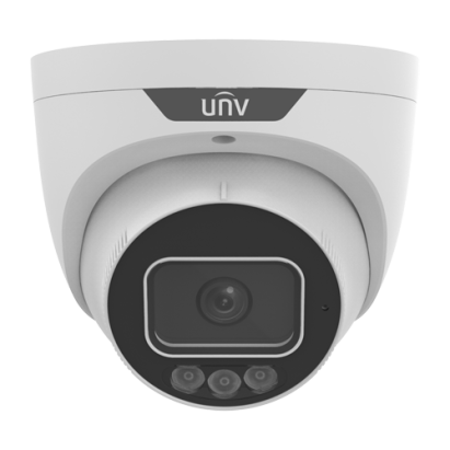 Camera IP dome UNV 8MP ColorHunter cu audio, alarma si PoE, 2.8 mm